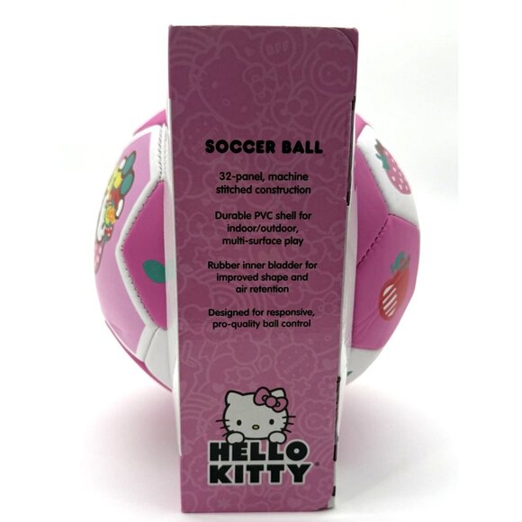 Hello Kitty Size 3 PVC Soccer Ball With Rubber Inner Bladder For Indoor & Outdoo - Picture 4 of 6